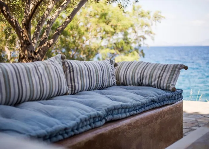 Lady Of Hydra Villa, Sea Front View, Private Beach
